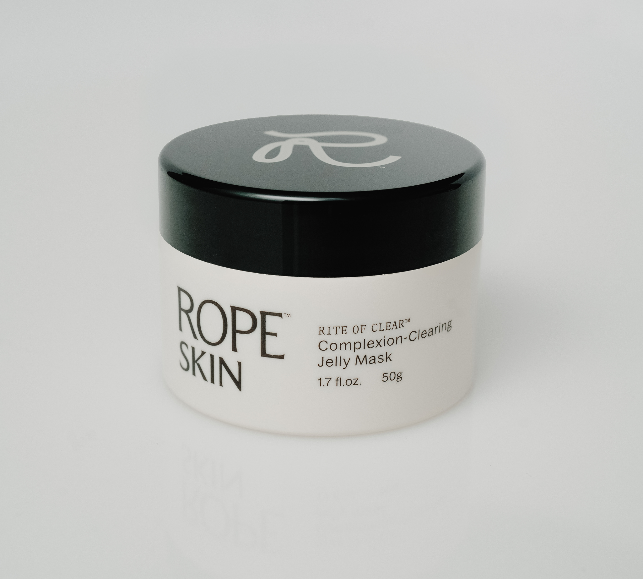 Jar of Rope Skin jelly mask on a white background